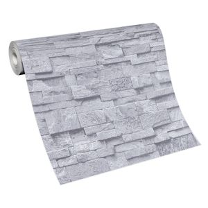 Tapeta cegła szary 05222-20