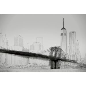 Fototapety New York Art Illustration Black And White DD118891 A.S. Création Designwalls