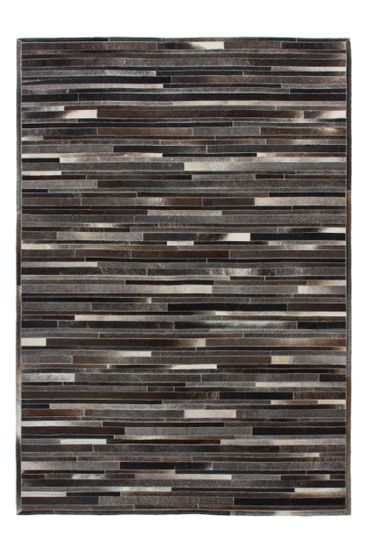 Dywan skórzany Lavish 025002 Szary / Brązowy