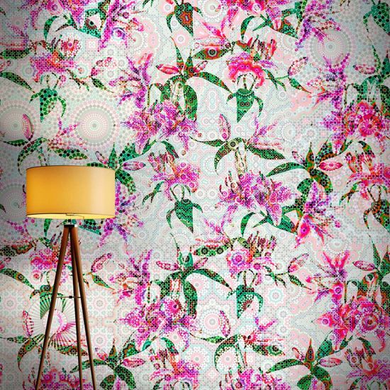 Fototapety mosaic lilies2 DD110216 Livingwalls Walls by Patel
